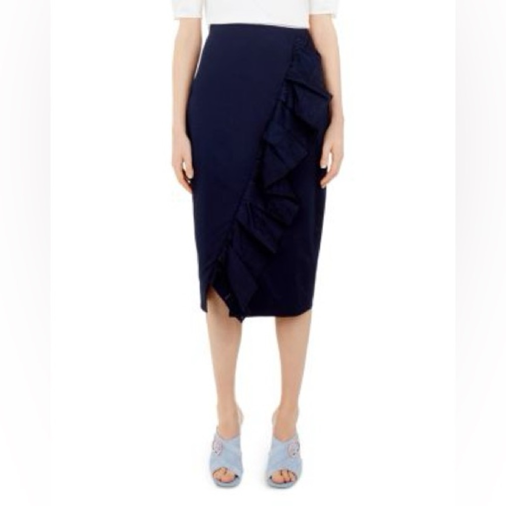 🎀TED BAKER Cottoned On Malori Ruffled Skirt 0 euc
